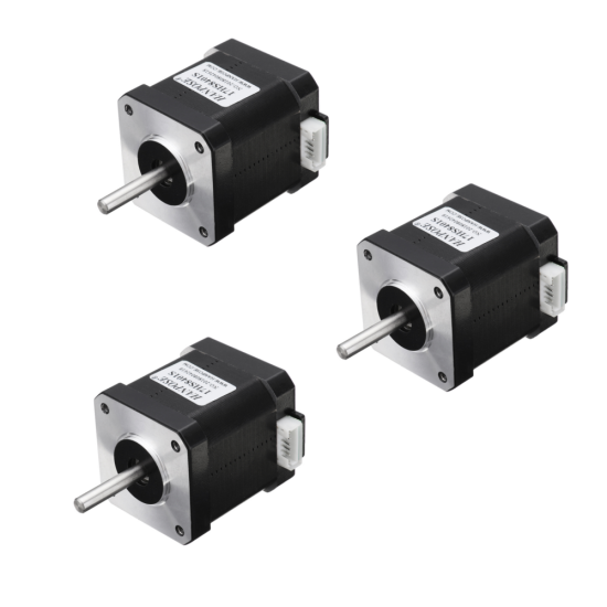 3Pcs 17HS8401-S 48mm Nema 17 Stepper Motor 42 Motor 42BYGH 1.8A 52N.cm 4-lead for 3D Printer CNC Laser