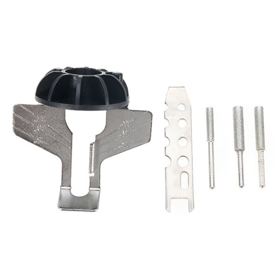Chain Saw Sharpening Attachment Sharpener Guide Drill Adapter