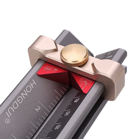 3in1 Multifunction Measuring Gauge Drill Depth Gauge Drill Stop Measure Drill Point Angle Gauge Grinding Gage Table Saw Height Gauge Woodworking Tool