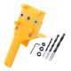 Hand-held Woodworking Dowel Jig Hole Punch Set with Storage Case ABS Plastic Wood Board Connection 6/8/10mm Hole Locator Tools