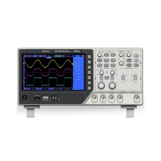 DSO4102C Handheld Digital Multimeter Oscilloscope USB 100MHz 2 Channels LCD Display + Arbitrary/Function Waveform Generator