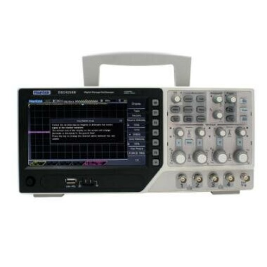 DSO4254B 250MHz Digital Storage Oscilloscope 4 Channels 1GS/s Sample Rate Portable Oscilloscope EU Plug