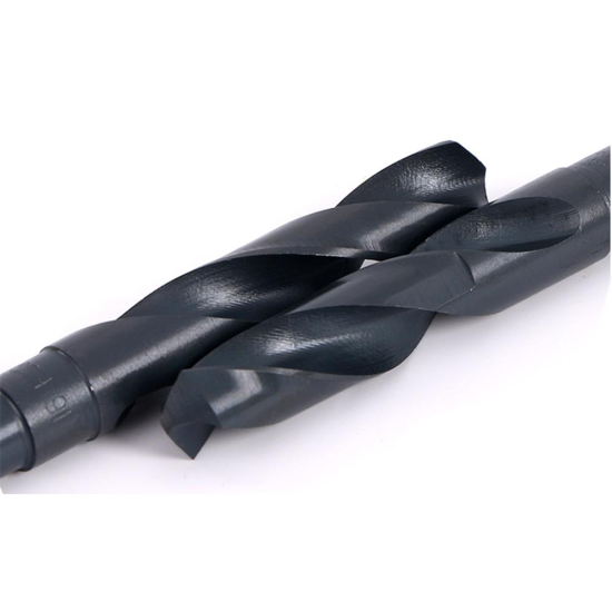 High Speed Steel Black Oxide Reduced Shank Drill Bit with 1/2 inch Shank Twist Drill Bit