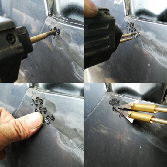 Hot Stapler Repair Tool for Hot Stapler Car Bumper Fender Fairing Welder Plastic Repair Kit Portable Plastic Tools Set