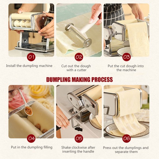 Household Multifunctional Automatic Pasta Maker Vegetable Noodle Press Machine Dumpling Spaghetti Cutter Noodles Dough Blender