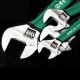 Anti-slide Universal Monkey Wrench Adjustable Spanner Adjust Wrenches with Scale Stainless steel Key Hand Tools