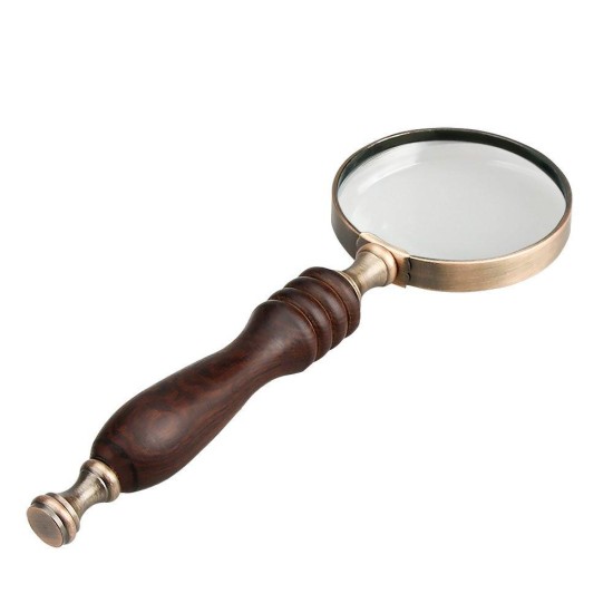 10X Handheld Magnifying Glass Lens Magnifier Optical Eye Reading 210mm