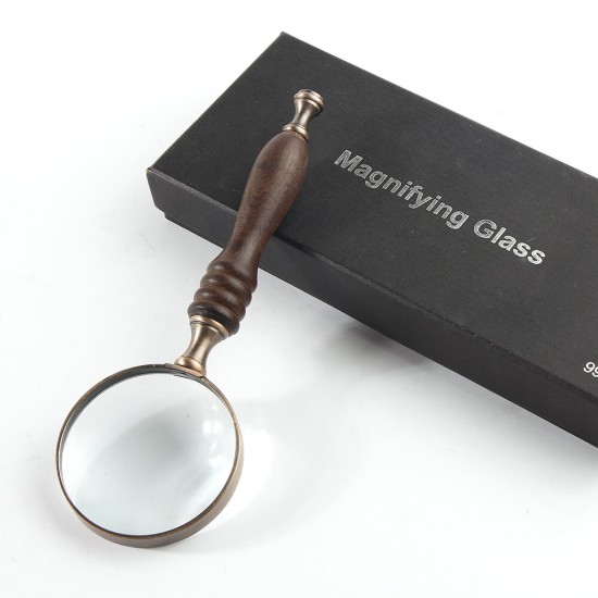 10X Handheld Magnifying Glass Lens Magnifier Optical Eye Reading 210mm