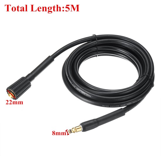 M22 18Mpa High Pressure Washer Hose Length 5M For Nilfisk C100 C110 C120 C130 C140 Accessories