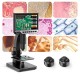 MT315 2000X Dual Lens Digital Microscope 7inch HD IPS Large Screen Multiple Lens for Circuit/Cells Observation Up&Down Light Source Support Computer