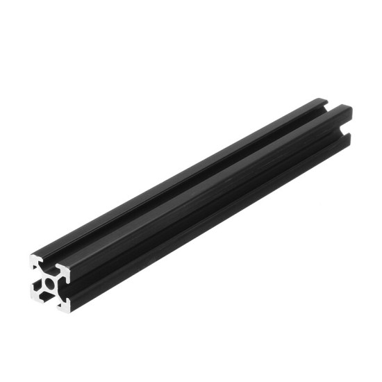 200mm Length Black Anodized 2020 T-Slot Aluminum Profiles Extrusion Frame For CNC