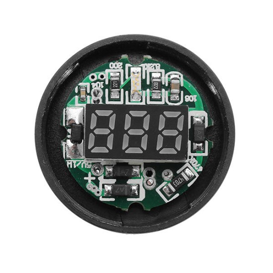 22mm Digital AC Voltmeter AC 50-500V Voltage Meter Gauge Digital Display Indicator Green