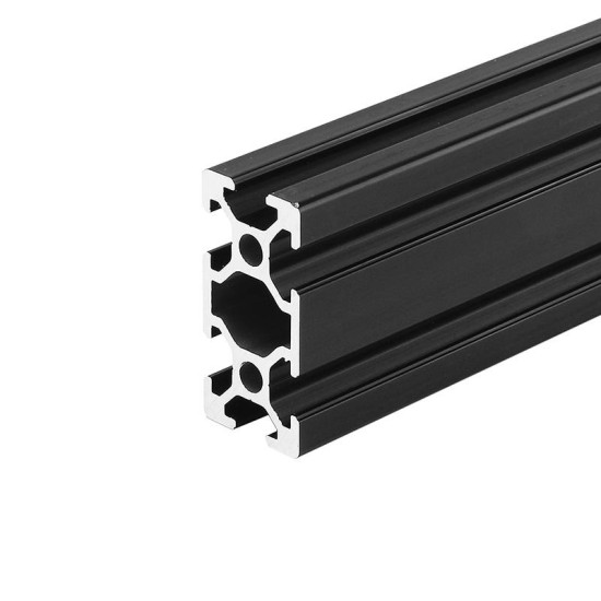 300mm Length Black Anodized 2040 T-Slot Aluminum Profiles Extrusion Frame For CNC