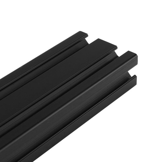 300mm Length Black Anodized 2040 T-Slot Aluminum Profiles Extrusion Frame For CNC