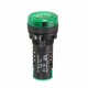 AC 220V 22mm Buzzer Lamp Indicator Light Signal Lamp Flash Buzzer Green