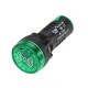 AC 220V 22mm Buzzer Lamp Indicator Light Signal Lamp Flash Buzzer Green