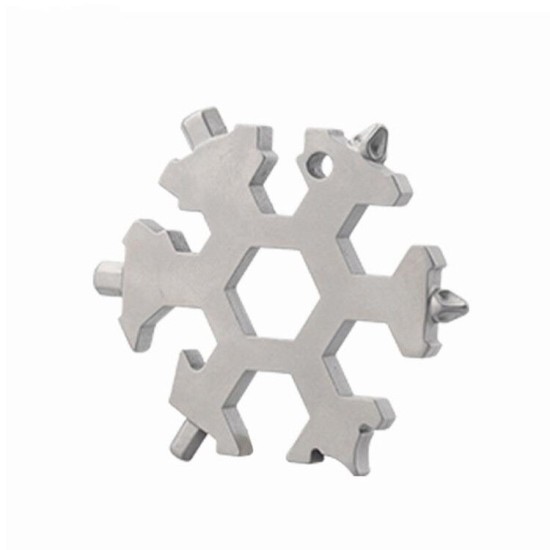 Multifunctional EDC Octagonal Snowflake Wrenches Multi Purpose Octagonal Snowflake Wrench