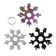 Multifunctional EDC Octagonal Snowflake Wrenches Multi Purpose Octagonal Snowflake Wrench