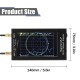Portable Handheld Vector Network Analyzer SWR Meter 50KHz-1000MHz 4.3inch IPS TFT Digital Display Touching Screen Shortwave MF HF VHF Antenna Analyzer