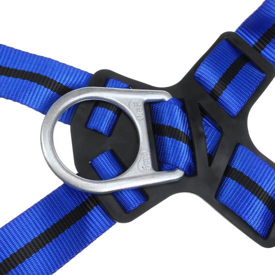 Outdoor Camping Climbing Safety Harness Seat Belt Blue Sitting Rock Climbing Rappelling Tool Rock Climbing Accessory