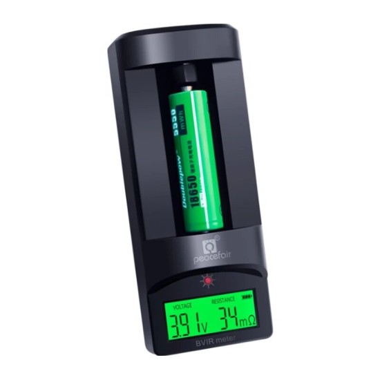 PZEM-010 0~999mΩ Digital LCD Battery Voltage Internal Resistance Tester BVIR Meter Voltmeter for Lead Acid Lithium Batteries