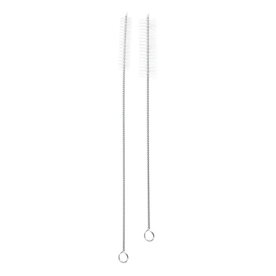 Portable Metal Straw Set 304 Stainless Steel Straws Reusable Metal Drinking Straws With Cleaning Brushes Pounch