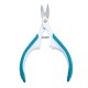 SR-333 Professional Stainless Steel Blades Micro Precision Scissors Sewing with Protection Cap