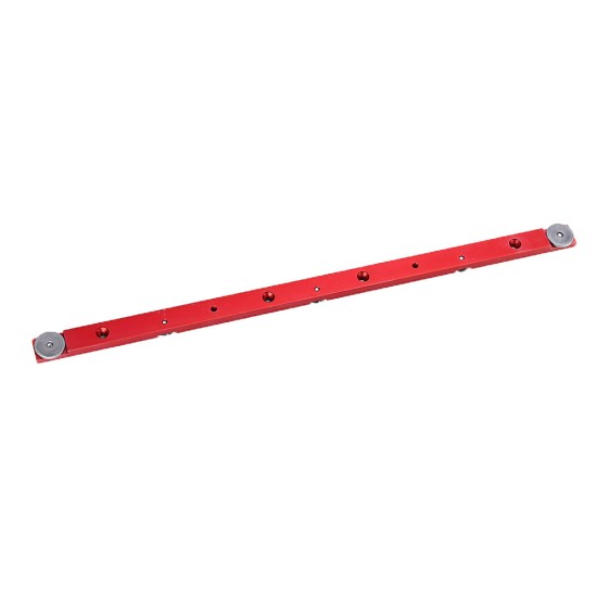 Red 300-880mm Aluminum Alloy Rail Miter Bar Slider Sliding Table Saw Rod Miter Gauge for T-slot T-track Miter Track Jig Fixture Slot Router Table