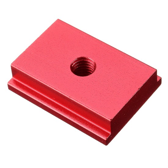 Red Aluminum Alloy Miter Track Nut T-track Sliding Nut M6/M8 T Slot Nut for T-slot T-track Jig Fixture Slot 30x12.8mm For Table Saw Router Table Tool