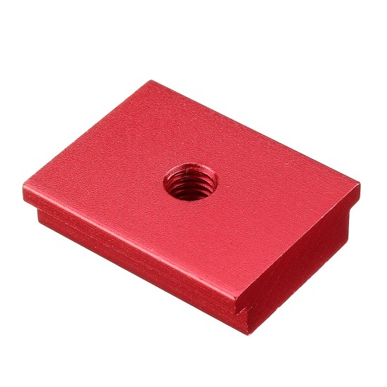 Red Aluminum Alloy Miter Track Nut T-track Sliding Nut M6/M8 T Slot Nut for T-slot T-track Jig Fixture Slot 30x12.8mm For Table Saw Router Table Tool