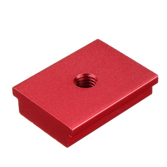 Red Aluminum Alloy Miter Track Nut T-track Sliding Nut M6/M8 T Slot Nut for T-slot T-track Jig Fixture Slot 30x12.8mm For Table Saw Router Table Tool