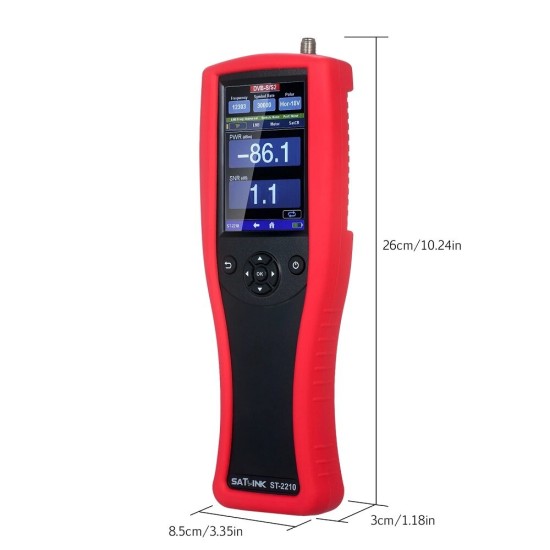 ST-2210 DVB-S2 3.95inch Touch Screen Digital Satellite Signal Meter Digital Finder Adopting TV Atellite Finder