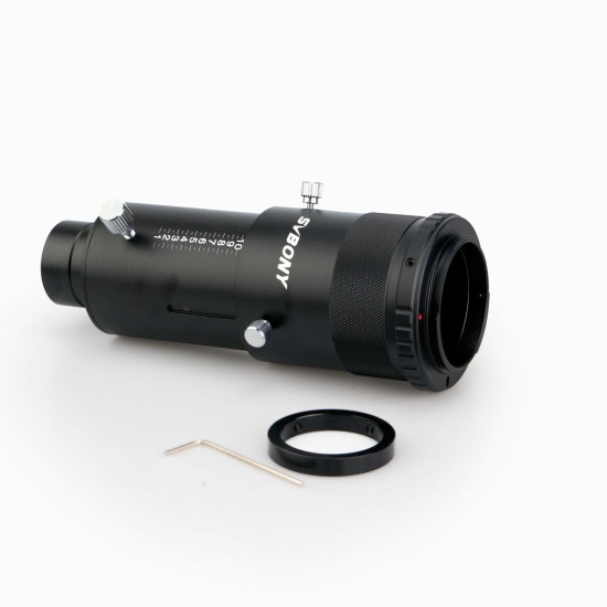 SV112 1.25inch Fully Metal Deluxe Variable Eyepiece Projection Kit for Telescopes with T-Ring Adapter