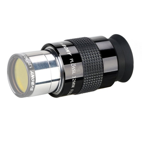 SV131 1.25inch Plossl 32mm Eyepiece 4-Element Design Standard 1.25-inch Filter Threaded