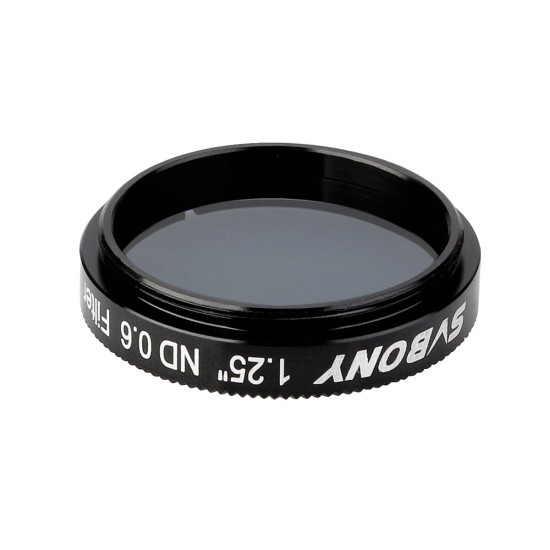 SV139 1.25inch Neutral Density Filter for Telescope Eyepiece Reduce Moon Surfaces Overall Brightness