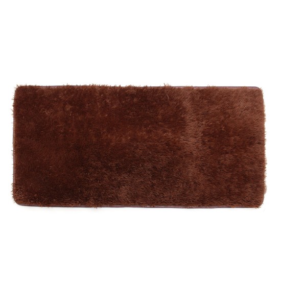 Soft Fluffy Rugs Anti-Skid Shaggy Area Rug Home Bedroom Floor Area Carpet