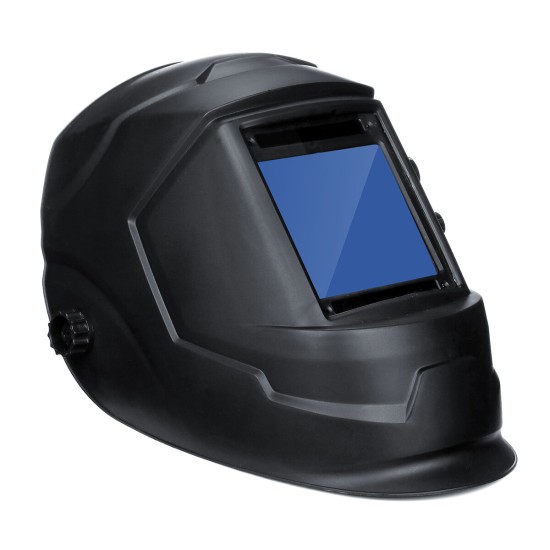 Solar Energy Automatic Dimming Welding Mask Auto Darkening Welding Helmet Big View Area 4 Sensors External Adjustment Arc Tig Mig DIN5-DIN13