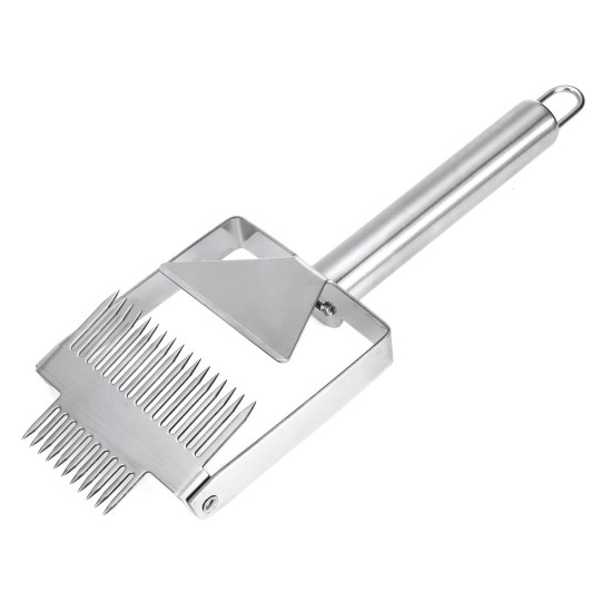 Stainless Steel Bee Hive Uncapping Honey Forks Scraper Handle Beekeeping Tools