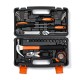 TS-CH3 57 Piece Socket Wrench Auto Repair Tool Mixed Tool Set Hand Tool Kit with Plastic Toolbox Storage Case