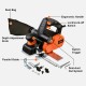 TS-EP2 7.5-Amp Electric Hand Planer 14500Rpm 3-1/In Wood Planer for Woodworking Chamfer Home DIY Dual Side Dust Outlet