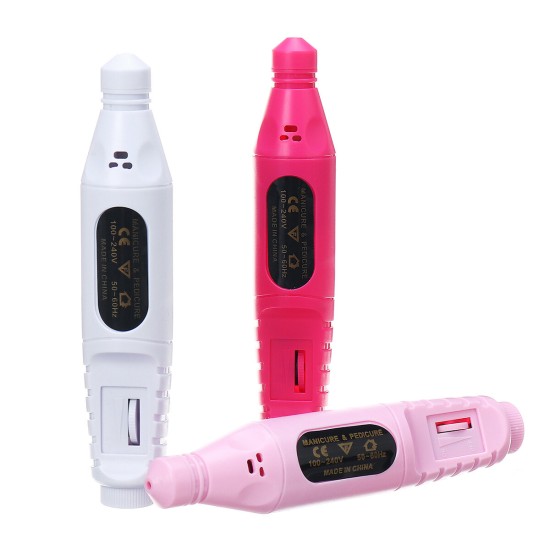 USB Portable Electric Nail Polisher Pen Nail Manicure Sharpener Nail Drill Machine