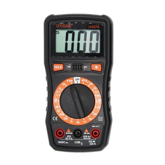 UA971 LCD Voltmeter Ammeter Multimeter Temperature Diode Tester with Temperature Measurement