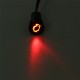 Universal 12V 14mm Waterproof LED Dash Panel Warning Light Metal Indicator Lamp