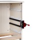 Aluminum Alloy Drawer Slide Jig with Adjustable Clamp for Woodworking Cabinet Drawer Slide Install