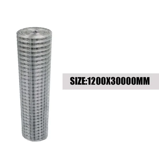 Welded Galvanised Wire Mesh Fence 1x1 Inch Aviary Rabbit Hutch Chicken ...