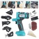 Woodworking Hardware Electric Tools Set Electric Drill/Jig Saw/Reciprocating Saw/Detail Sander/Oscillating Tool Cutting Grinding Multifunction Toolbox