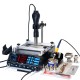 853AAA 220V 3 In 1 Preheating Station Infrared BGA Rework Soldering Station Hot Air Tool 60W Tin Soldering Iron