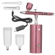 Yellow/Red/Rose Gold Airbrush Air Pump Set Rechargeable Portable Air Pump Airbrush Tool Handheld Inkjet