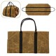 Firewood Carrier Log Carrier Wood Carrying Tool Bag for Fireplace Waxed Canvas