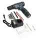 12V Li-Ion Cordless Electric Screwdriver Power Drill Driver Hand Accessories Kit 2 Speed LED Light